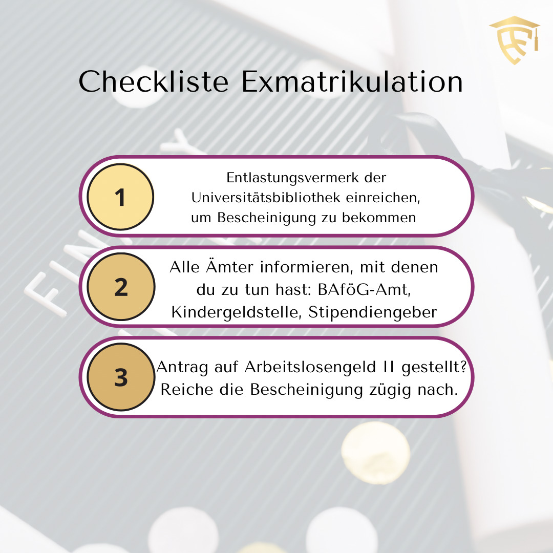 Exmatrikulation Wie ich durch einen Denkfehler 5 Monate kein Geld hatte