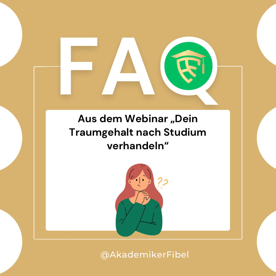 FAQ Gehaltaverhandlung