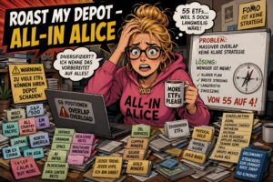 ETF Depot aufräumen All in Alice